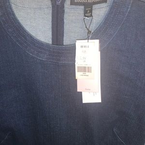 Banana Republic Mid Sleeve Denim Dress